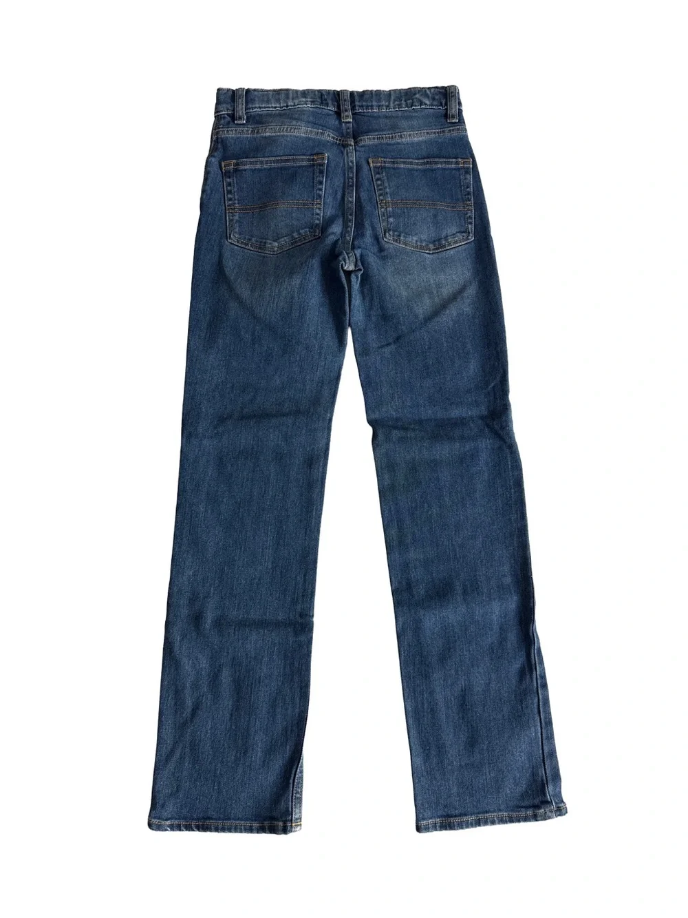 B’GOSH Boy’s Size 12 Regular Classic Blue Denim Jeans Adjustable Waist Cotton